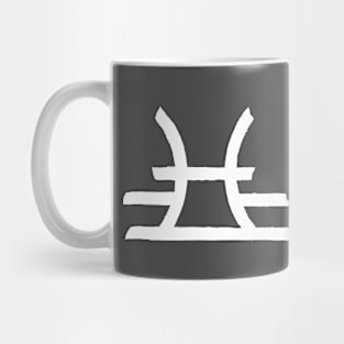 Pisces and Libra Double Zodiac Horoscope Signs (White) Mug